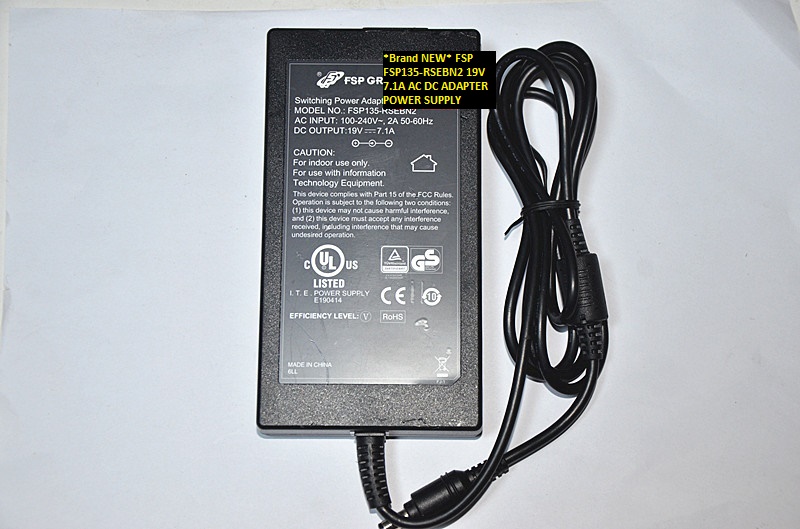 *Brand NEW* AC100-240V 19V 7.1A FSP FSP135-RSEBN2 AC DC ADAPTER POWER SUPPLY